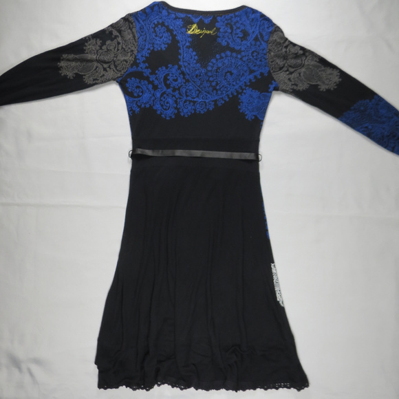 Desigual Anita 48V2164 Womens Dress S/6 Designer - Picture 5 of 8